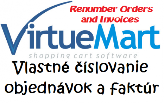 Vlastné číslovanie objednávok a faktúr vo VirtueMart